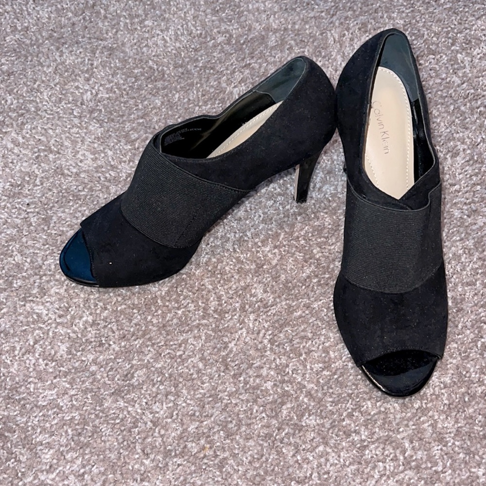 Calvin Klein black bootsies